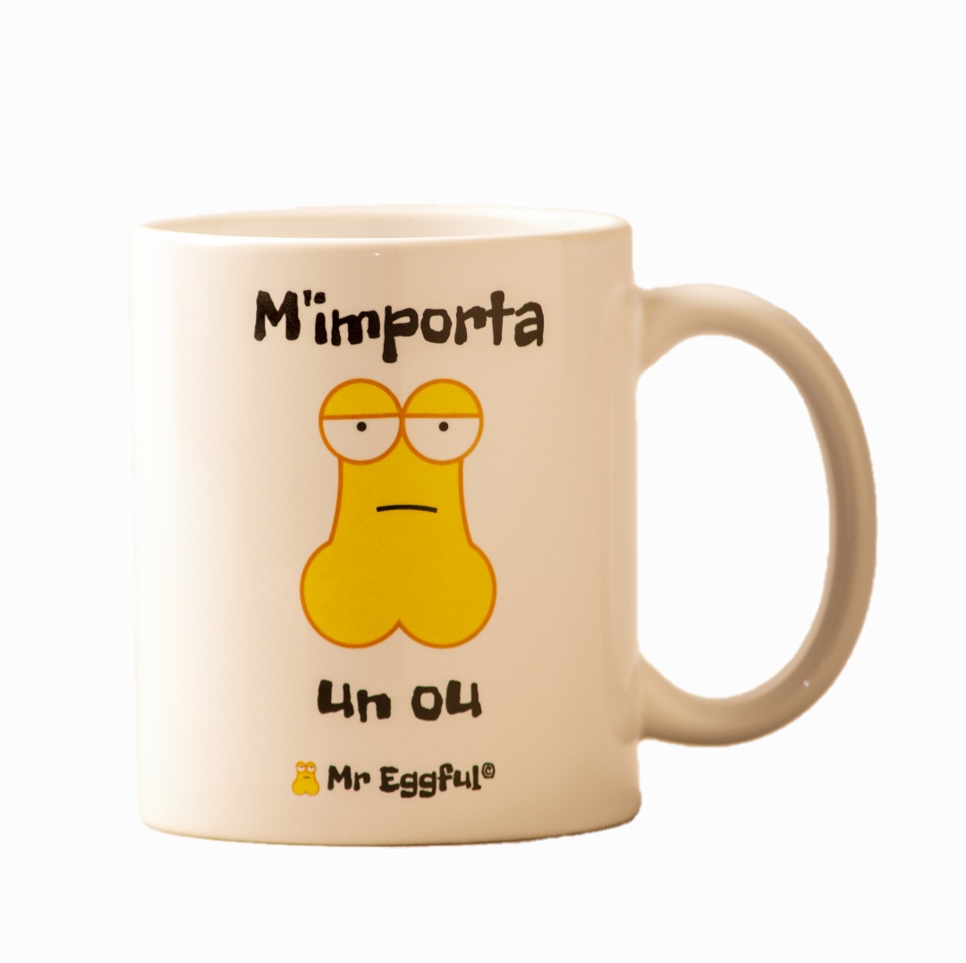 Ta002MrB Tassa "M'importa un ou" MrEggful - Imatge 1